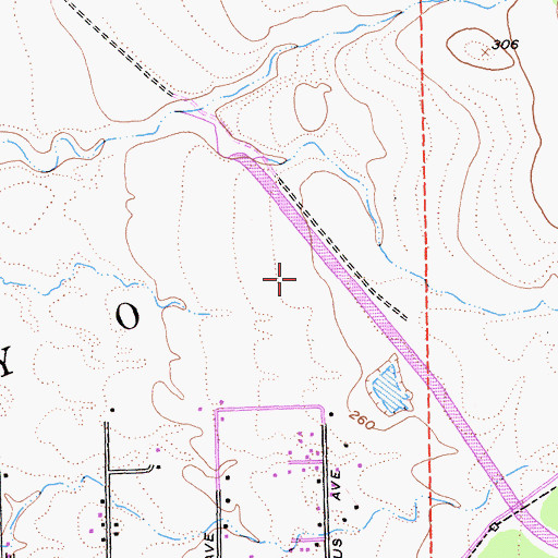 Topographic Map of Arroyo Chico, CA