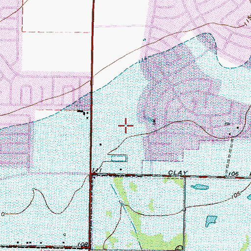 Topographic Map of Cy - Fair Volunteer Fire Department Station 5, TX