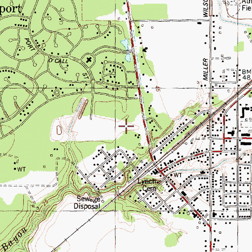 Topographic Map of Harris County Emergency Services District 5, TX