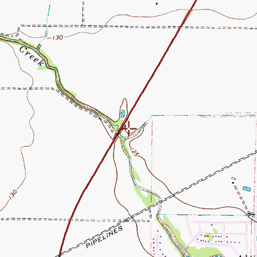 Topographic Map of Cy - Fair Volunteer Fire Department Station 9, TX