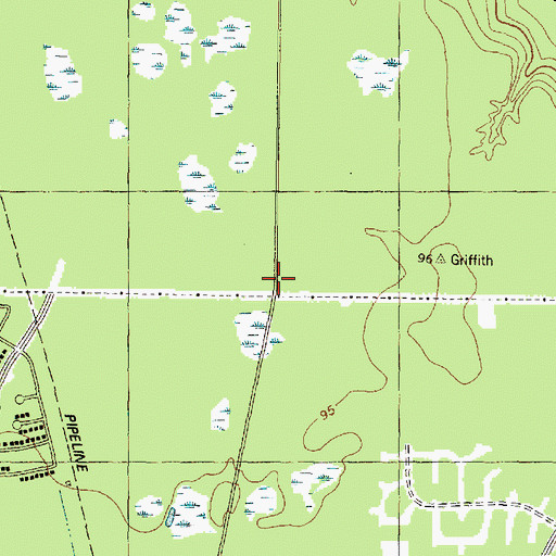 Topographic Map of Northeast Fire and Rescue, TX