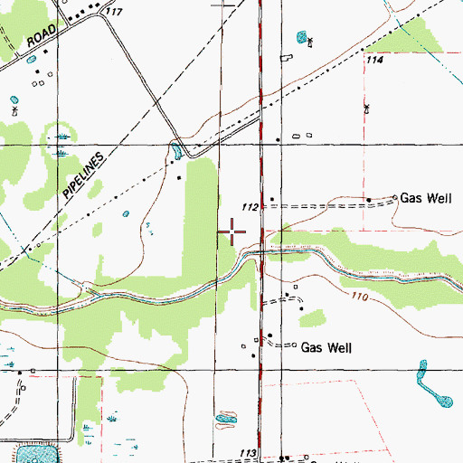 Topographic Map of Northwest Volunteer Fire Department Station 42, TX