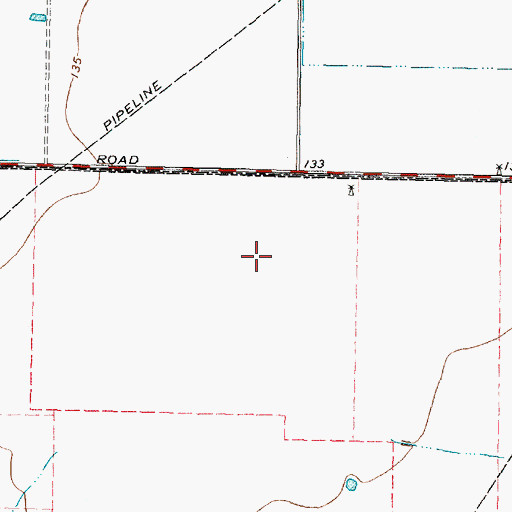 Topographic Map of West Interstate 10 Fire Department Station 5, TX