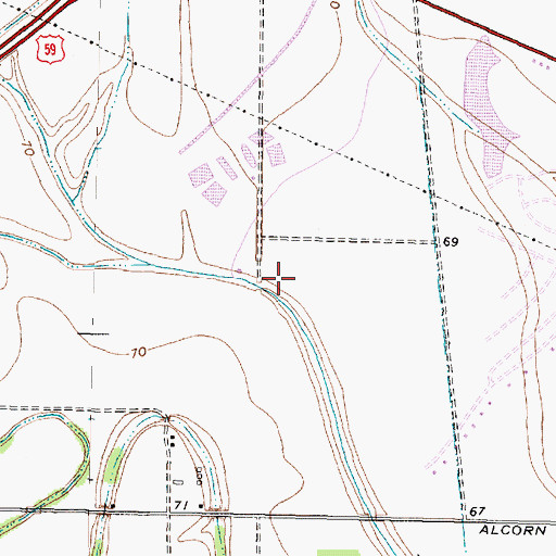 Topographic Map of Sugar Land Fire Department Station 4, TX