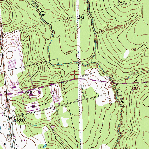 Topographic Map of Conroe Fire Department Station 2, TX