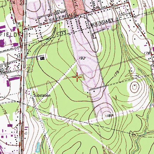 Topographic Map of Conroe Fire Department Station 3, TX
