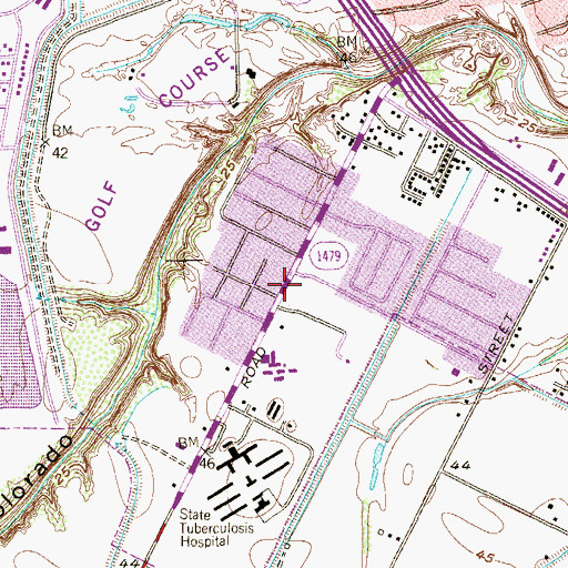 Topographic Map of Harlingen Fire Department Station 6, TX
