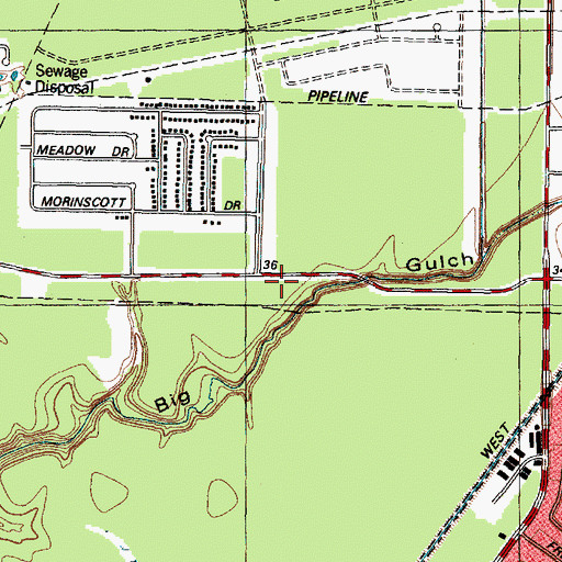 Topographic Map of Cloverleaf Volunteer Fire Department Station 2, TX