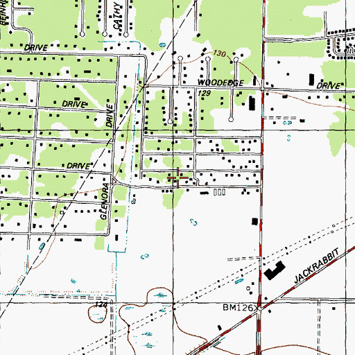 Topographic Map of Cy - Fair Volunteer Fire Department Station 2, TX