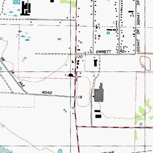 Topographic Map of Cy - Fair Volunteer Fire Department Station 6, TX