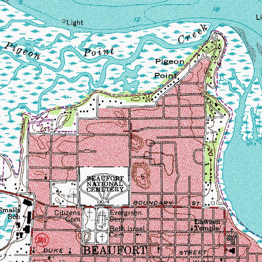 Topographic Map of South Carolina Department of Public Safety, SC