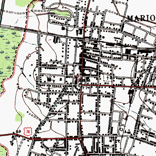 Topographic Map of South Carolina Law Enforcement Division, SC
