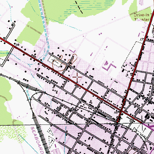 Topographic Map of Georgetown County Emergency Management Division, SC