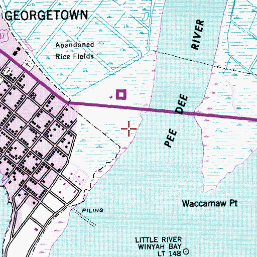 Topographic Map of US Coast Guard, SC