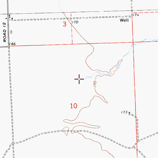 Topographic Map of Berenda Creek, CA