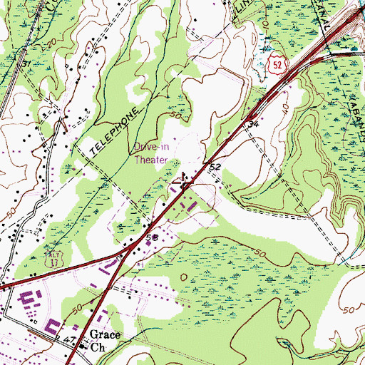 Topographic Map of South Carolina Highway Patrol, SC