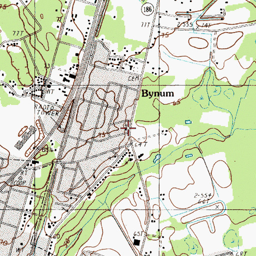 Topographic Map of South Carolina Highway Patrol, SC
