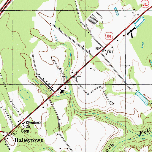 Topographic Map of South Carolina Highway Patrol, SC