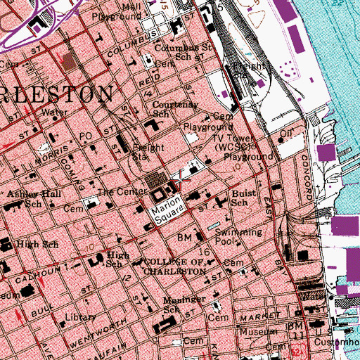 Topographic Map of US Drug Enforcement Administration, SC