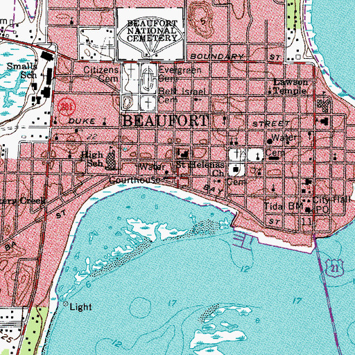 Topographic Map of US Marshals Service, SC