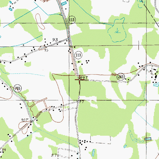 Topographic Map of Lake City Police Department, SC