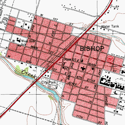 Topographic Map of Nueces County Highway Patrol (historical), TX