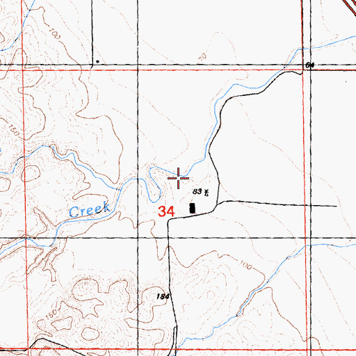 Topographic Map of Bird Valley, CA
