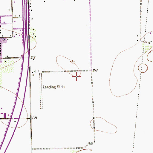 Topographic Map of Willacy County Sheriff's Office, TX