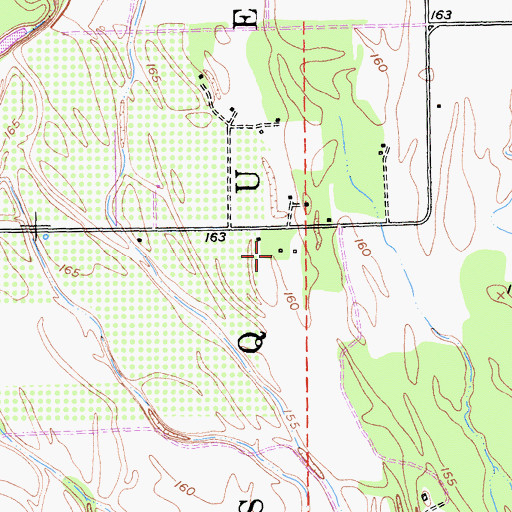 Topographic Map of Bosquejo, CA
