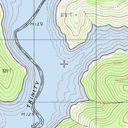 Topographic Map of Bragdon Gulch, CA