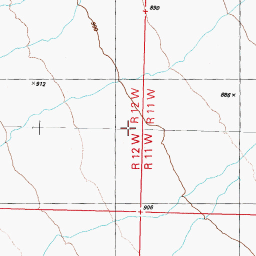 Topographic Map of Cabeza Prieta Game Range, AZ