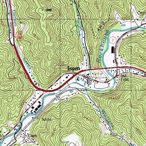 Topographic Map of The Stock Sale (historical), KY