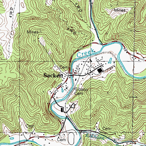 Topographic Map of Betze Post Office (historical), KY