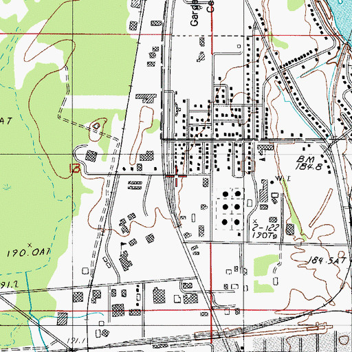 Topographic Map of Our Savior Lutheran Church, MI