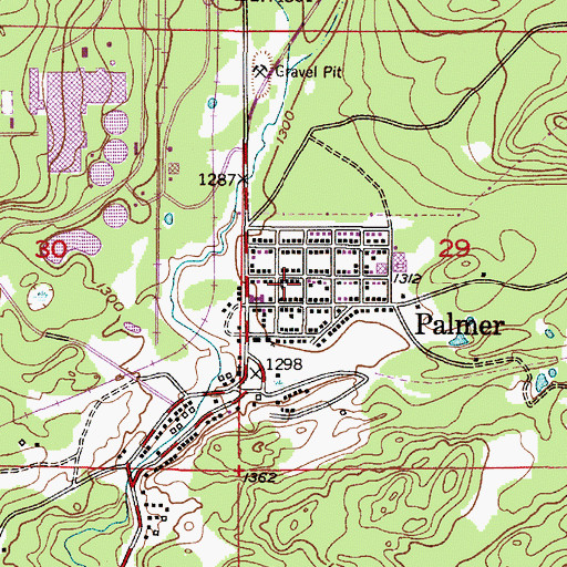 Topographic Map of Our Lady of Perpetual Help Catholic Church, MI