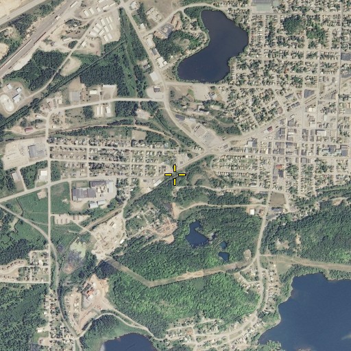 Aerial/Satellite Image of Ishpeming Station, MI