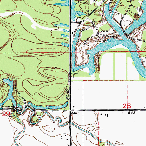 Topographic Map of Coal City Number 1 Mine, IL