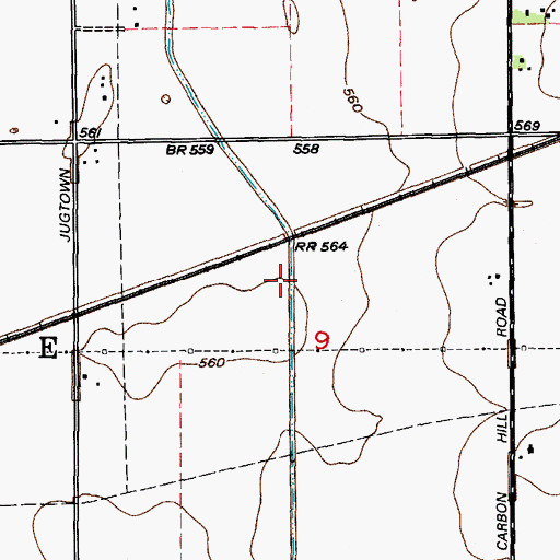 Topographic Map of Wilmington Star Number 6 Mine, IL
