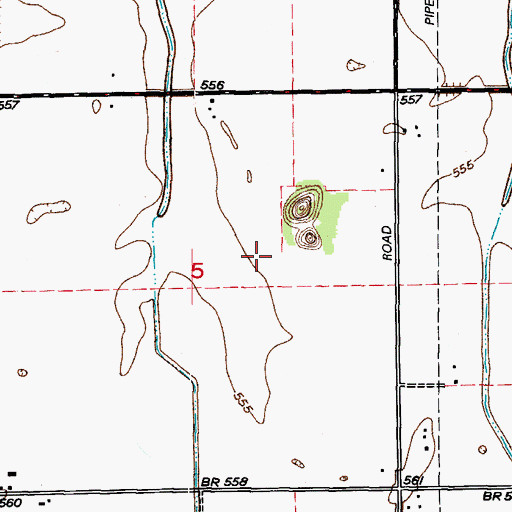 Topographic Map of Wilmington Star Number 7 Mine, IL
