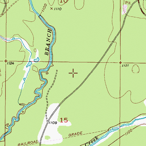 Topographic Map of Upper Room Church of God, MI