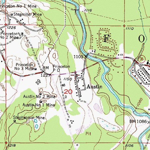 Topographic Map of Grace Lutheran Church, MI