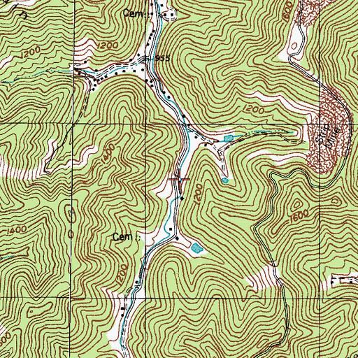 Topographic Map of Old Sydney (historical), KY
