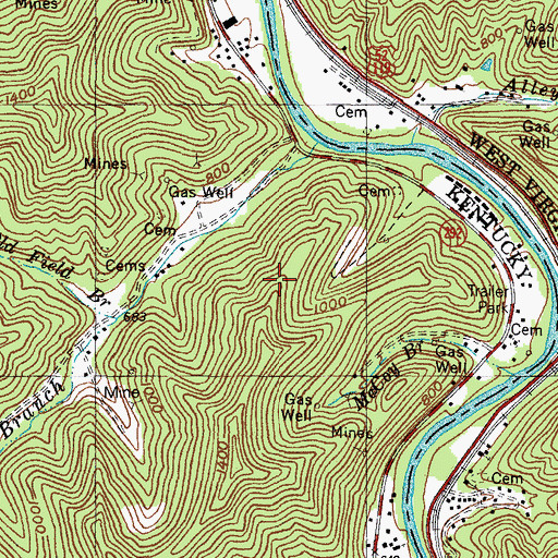 Topographic Map of Point Truth Church (historical), KY