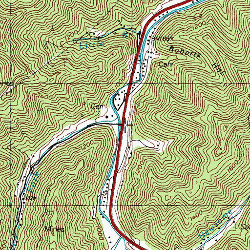 Topographic Map of School Number 130 (historical), KY