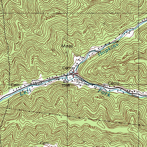 Topographic Map of Stewart Post Office (historical), KY