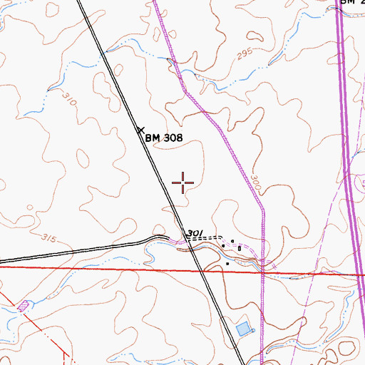 Topographic Map of Corning Canal, CA