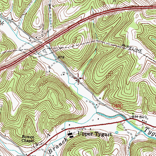 Topographic Map of Read School (historical), KY