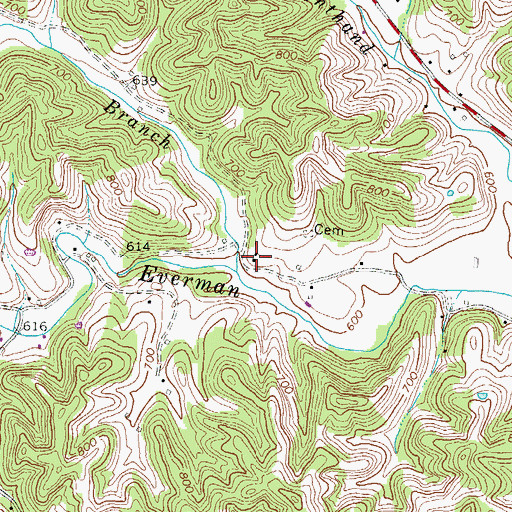 Topographic Map of Little Star School (historical), KY