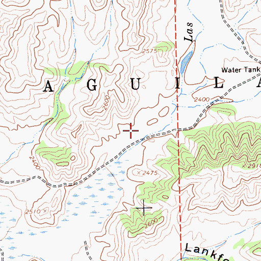 Topographic Map of Coyote Valley, CA