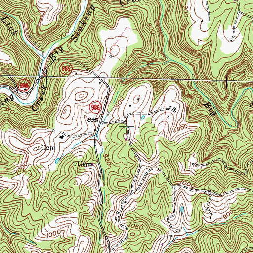 Topographic Map of Providence School (historical), KY